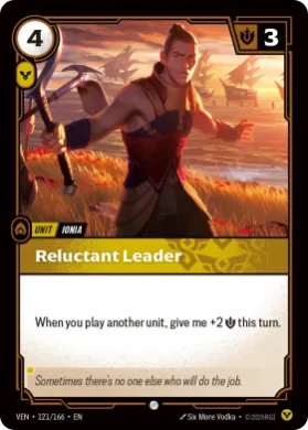 Reluctant Leader (VEN VEN-121/166) Vendetta