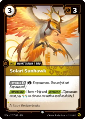 Solari Sunhawk (VEN VEN-122/166) Vendetta