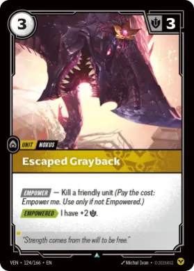 Escaped Grayback (VEN VEN-124/166) Vendetta