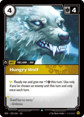 Hungry Wolf (VEN VEN-125/166) Vendetta