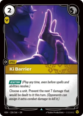 Ki Barrier (VEN VEN-126/166) Vendetta