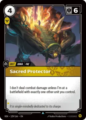 Sacred Protector (VEN VEN-129/166) Vendetta