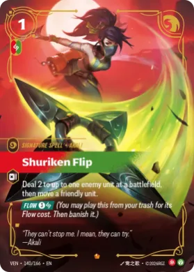 Shuriken Flip (VEN VEN-140/166) Vendetta