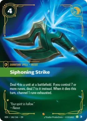Siphoning Strike (VEN VEN-146/166) Vendetta
