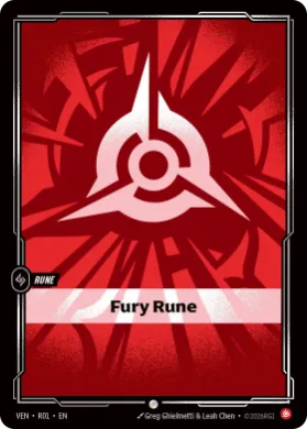 Fury Rune (VEN VEN-R01/166) Vendetta