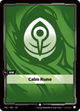 Calm Rune (VEN VEN-R02/166) Vendetta