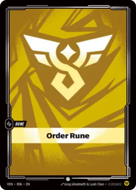 Order Rune (VEN VEN-R06/166) Vendetta