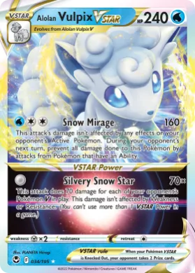 Alolan Vulpix VSTAR (SIT 34) Silver Tempest