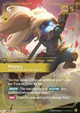 Poppy, Defender of the Meek (UNLX 178) Unleashed: Promos