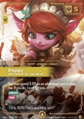 Poppy, Defender of the Meek (UNLX 178a) Unleashed: Promos