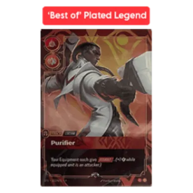 'Best Of' Plated Legend: Lucian, Purifier (SFDX 183) Spiritforged: Promos
