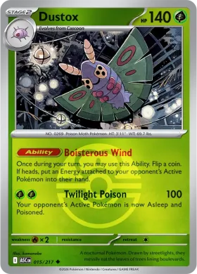 Dustox (ASC 15) Ascended Heroes