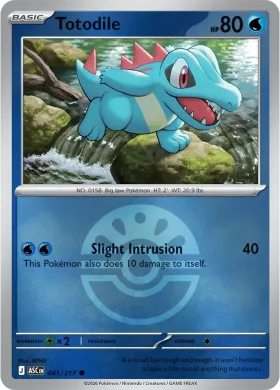 Totodile (ASC 41) Ascended Heroes
