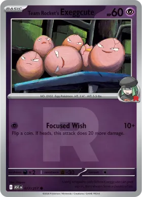 Team Rocket's Exeggcute (ASC 77) Ascended Heroes