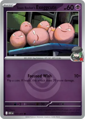 Team Rocket's Exeggcute (ASC 77) Ascended Heroes