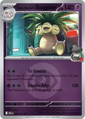 Team Rocket's Exeggutor (ASC 78) Ascended Heroes