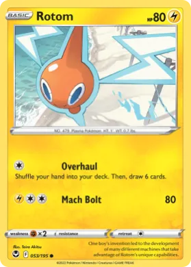 Rotom (SIT 53) Silver Tempest