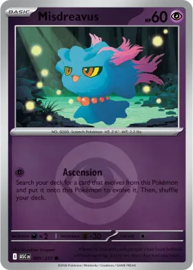 Misdreavus (ASC 85) Ascended Heroes