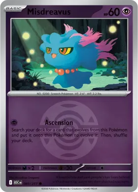 Misdreavus (ASC 85) Ascended Heroes