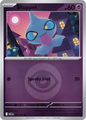 Shuppet (ASC 90) Ascended Heroes