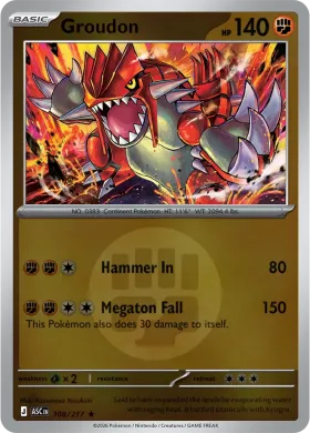 Groudon (ASC 108) Ascended Heroes