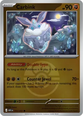 Carbink (ASC 117) Ascended Heroes