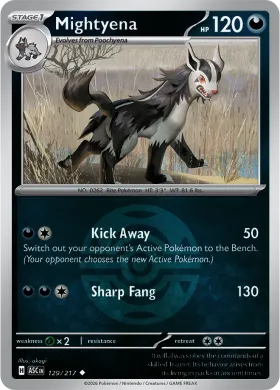 Mightyena (ASC 129) Ascended Heroes