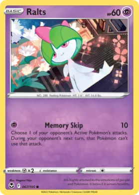 Ralts (SIT 67) Silver Tempest