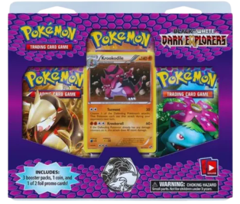 Dark Explorers: 3-Pack Blister (Krookodile)