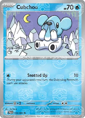 Cubchoo (BLK 25) Black Bolt