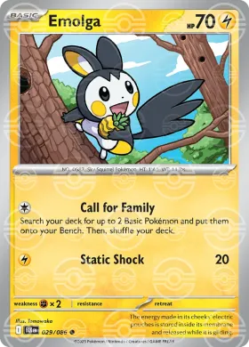 Emolga (BLK 29) Black Bolt