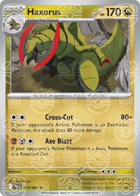 Haxorus (BLK 70) Black Bolt