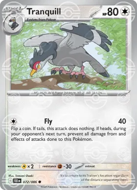 Tranquill (BLK 72) Black Bolt