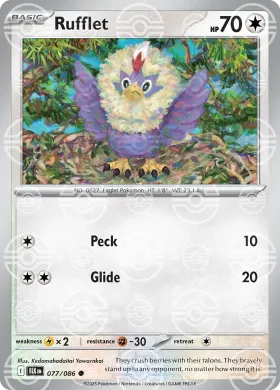 Rufflet (BLK 77) Black Bolt