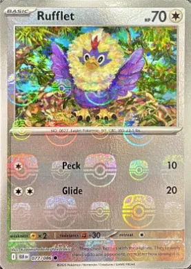 Rufflet (BLK 77) Black Bolt