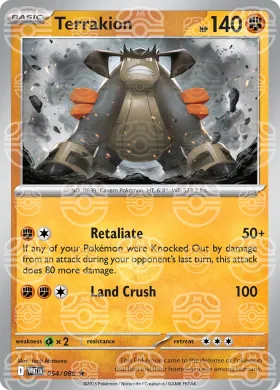 Terrakion (WHT 54) White Flare