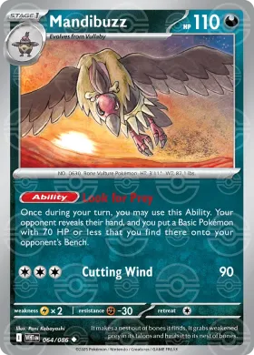 Mandibuzz (WHT 64) White Flare