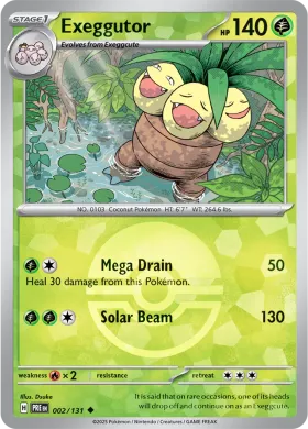 Exeggutor (PRE 2) Prismatic Evolutions