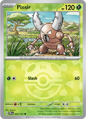 Pinsir (PRE 3) Prismatic Evolutions