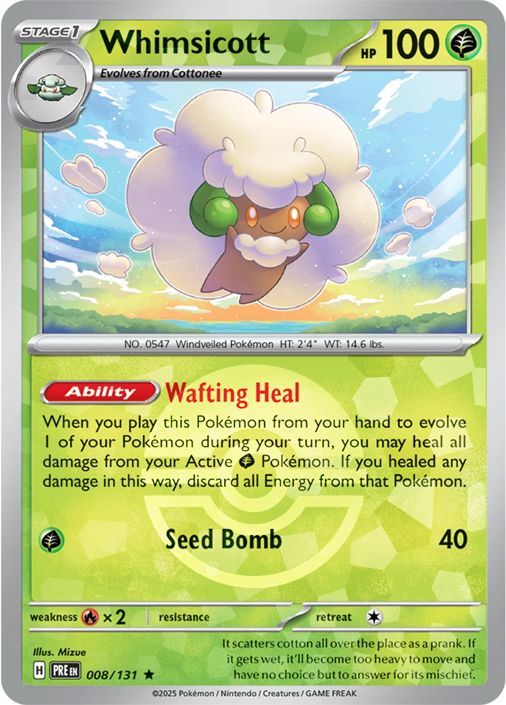 Whimsicott Poké Ball