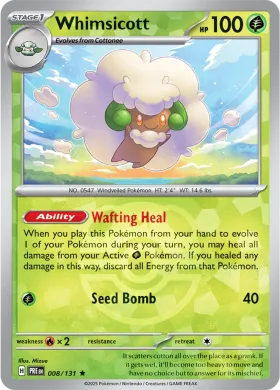 Whimsicott (PRE 8) Prismatic Evolutions
