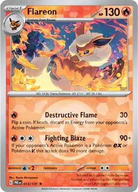 Flareon (PRE 13) Prismatic Evolutions