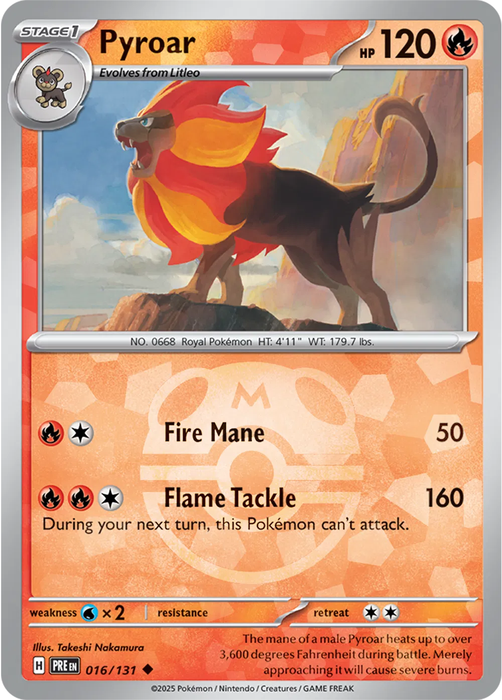 Pyroar Master Ball