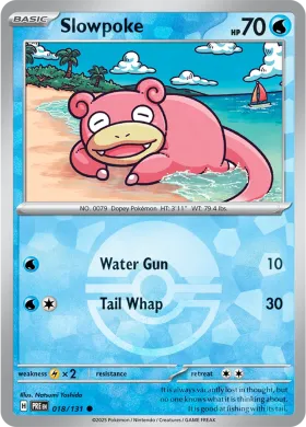 Slowpoke (PRE 18) Prismatic Evolutions