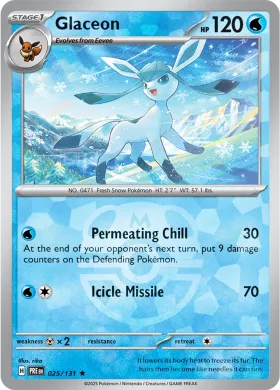 Glaceon (PRE 25) Prismatic Evolutions