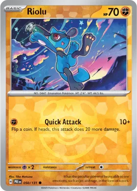 Riolu (PRE 50) Prismatic Evolutions