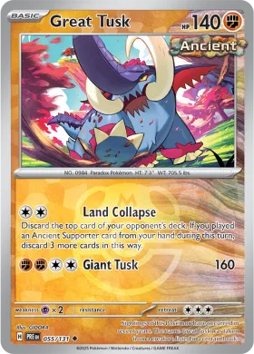 Great Tusk (PRE 55) Prismatic Evolutions