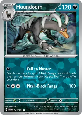 Houndoom (PRE 63) Prismatic Evolutions