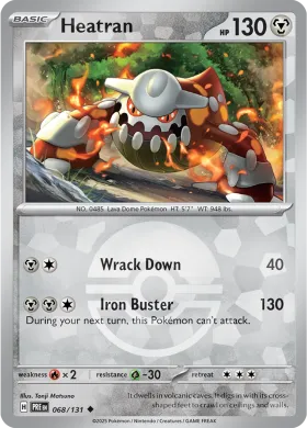 Heatran (PRE 68) Prismatic Evolutions