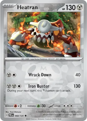 Heatran (PRE 68) Prismatic Evolutions